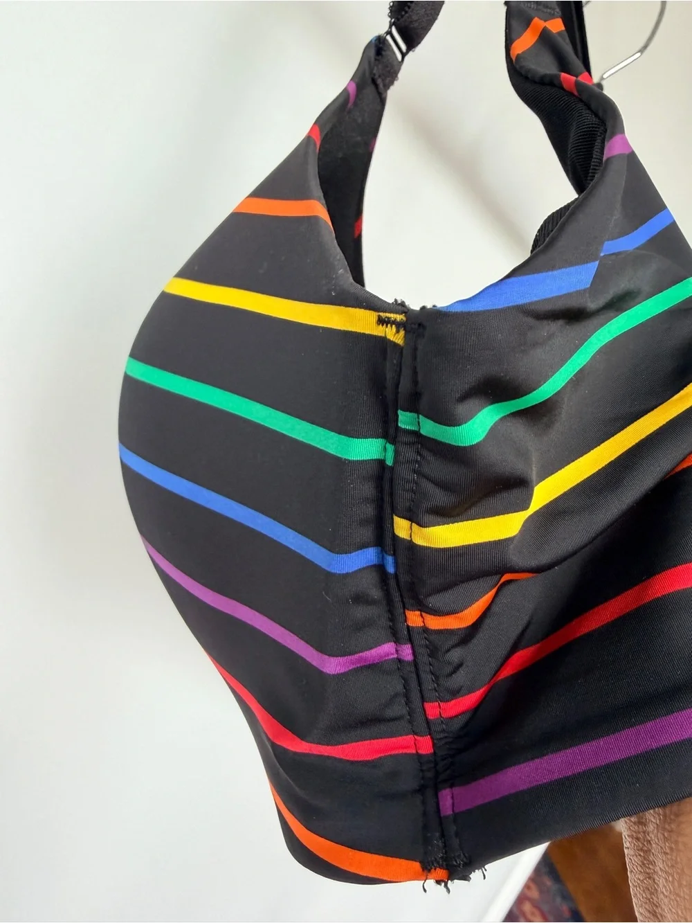 Torrid Rainbow Stripe Lightly Lined Wire-Free Bra 38DDD – Everyday Comfort